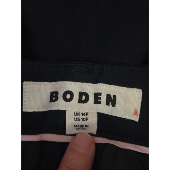 BODEN Highgate Bi-Stretch Ankle Pants Trousers Slacks, Navy, Womens Sze 10P, EUC - Picture 5 of 10